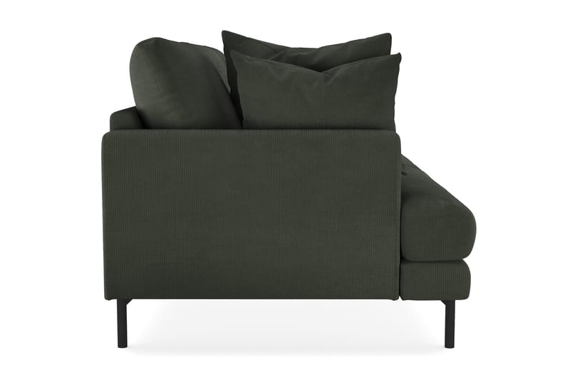Menard 3-seters Dyp Manchestersofa - Mørk grønn - Møbler - Sofaer - Sofa 3 seter