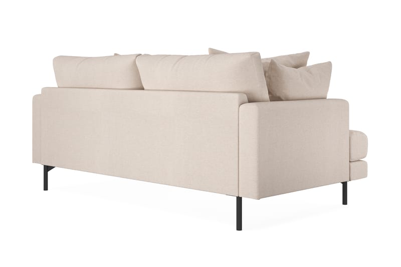 Menard 3-seters Dyp Stoffsofa 205 cm bred - Beige - Møbler - Sofaer - Sofa 3 seter