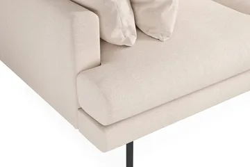 Menard 3-seters Dyp Stoffsofa 205 cm bred - Beige - Møbler - Sofaer - Sofa 3 seter