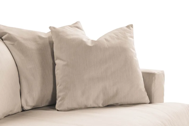 Menard 3-seters Dyp Stoffsofa - Beige - Møbler - Sofaer - Sofa 3 seter