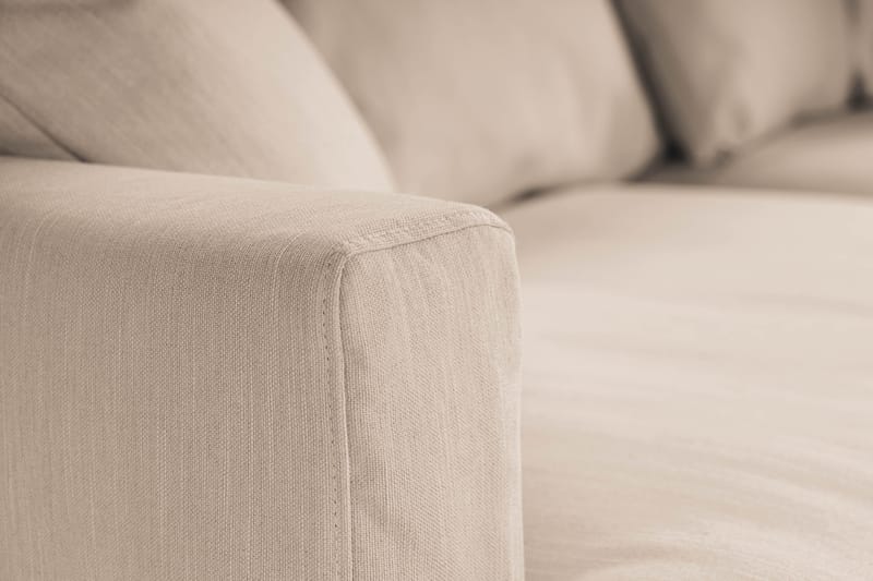 Menard 3-seters Dyp Stoffsofa - Beige - Møbler - Sofaer - Sofa 3 seter