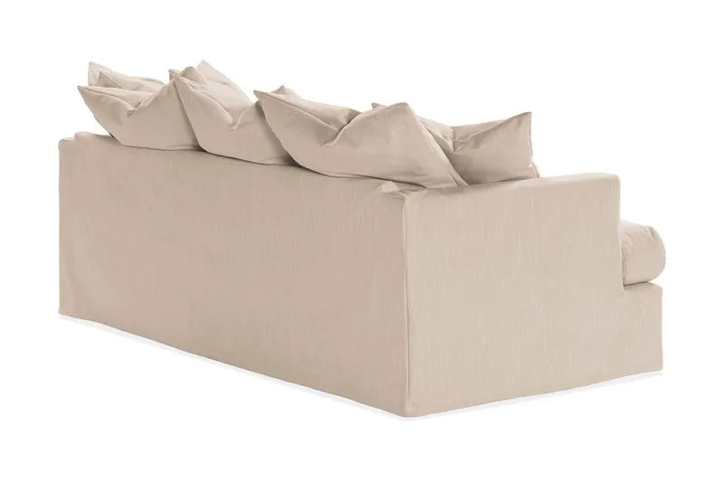 Menard 3-seters Dyp Stoffsofa - Beige - Møbler - Sofaer - Sofa 3 seter