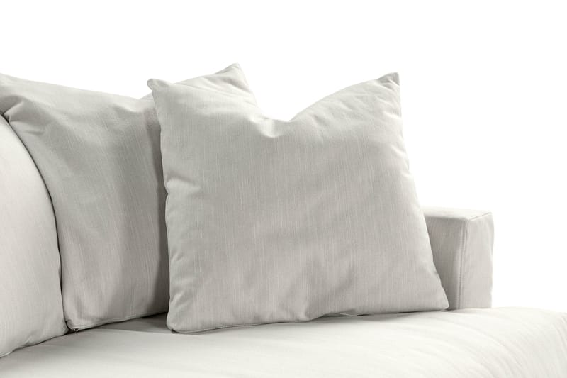 Menard 3-seters Dyp Stoffsofa - Lys grå - Møbler - Sofaer - Sofa 3 seter