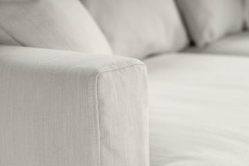 Menard 3-seters Dyp Stoffsofa - Lys grå - Møbler - Sofaer - Sofa 3 seter