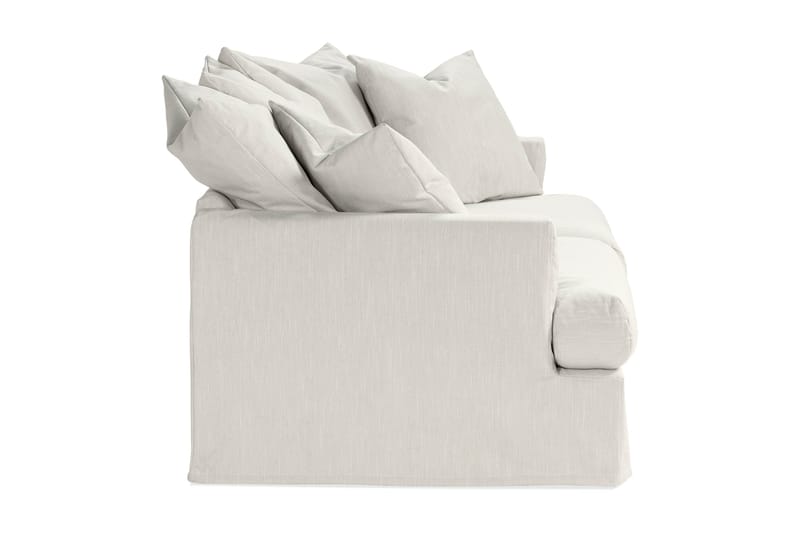 Menard 3-seters Dyp Stoffsofa - Lys grå - Møbler - Sofaer - Sofa 3 seter