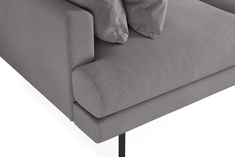 Menard 3-seters Dyp Stoffsofa - Mørk grå - Møbler - Sofaer - Sofa 3 seter