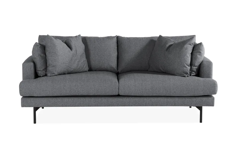 Menard 3-seters Dyp Stoffsofa - Mørk grå - Møbler - Sofaer - Sofa 3 seter