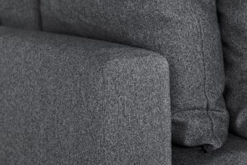 Menard 3-seters Dyp Stoffsofa - Mørk grå - Møbler - Sofaer - Sofa 3 seter