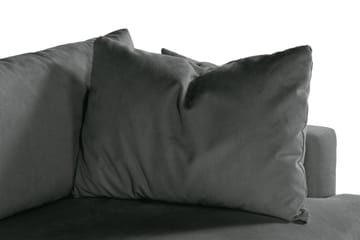 Menard 3-seters Manchestersofa - Grå - Møbler - Sofaer - Sofa 3 seter