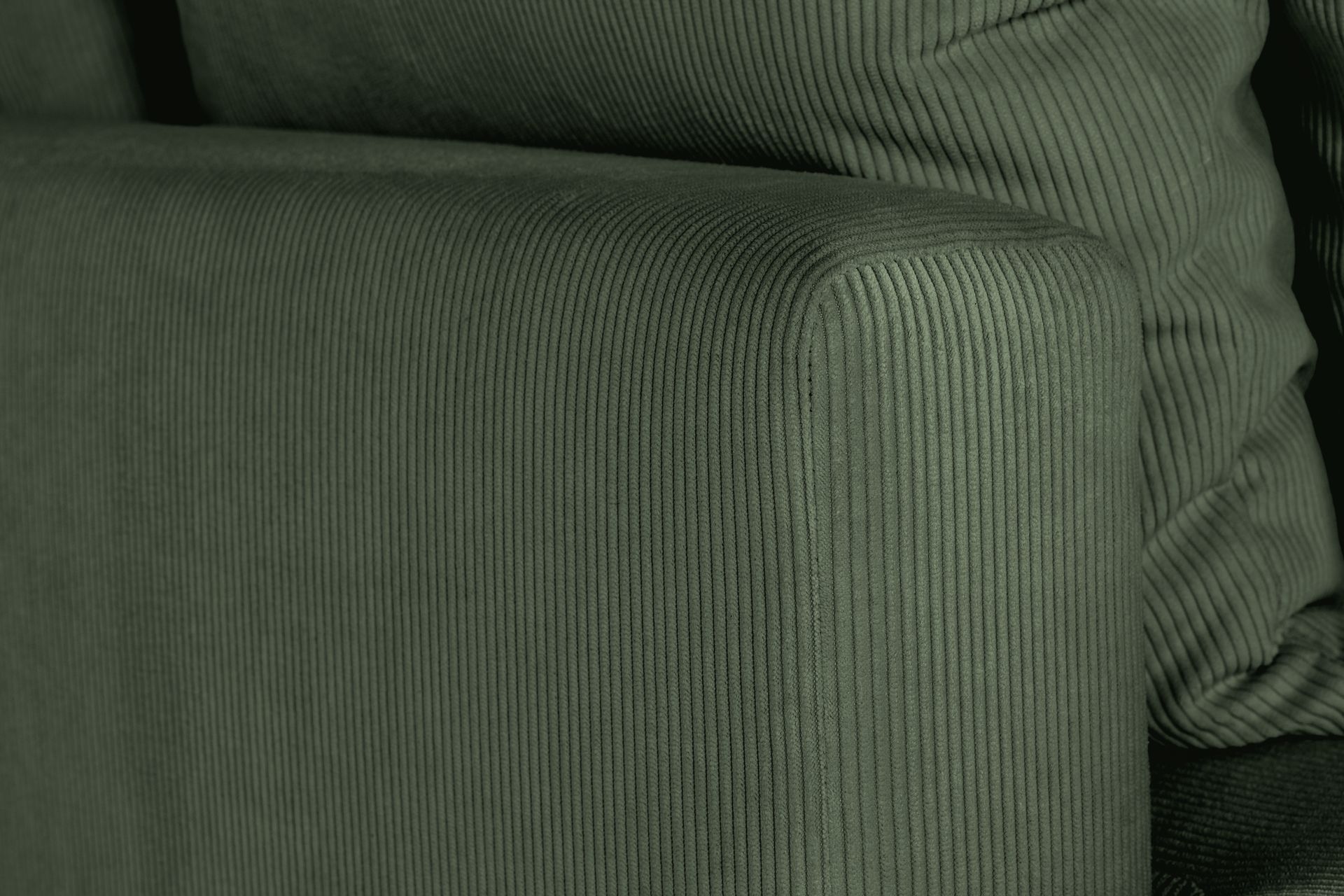 Menard 3-seters Manchestersofa - Grønn - Møbler - Sofaer - Sofa 3 seter