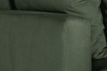 Menard 3-seters Manchestersofa - Grønn - Møbler - Sofaer - Sofa 3 seter