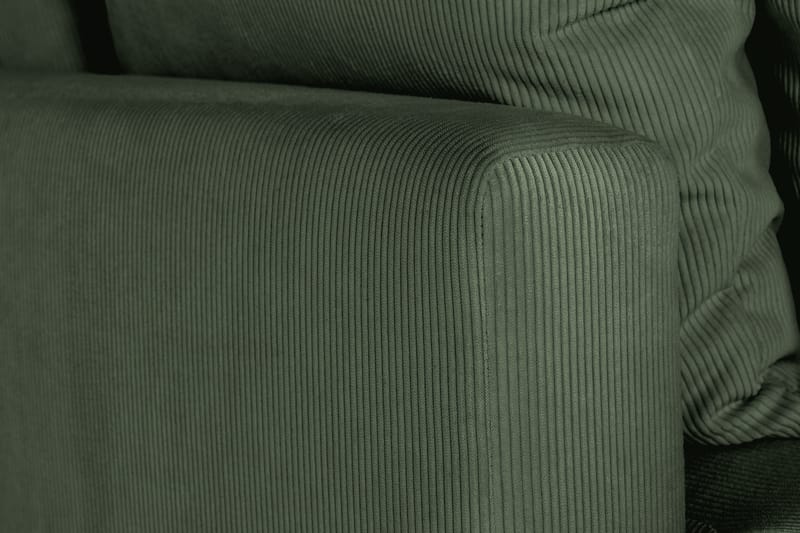 Menard 3-seters Manchestersofa - Grønn - Møbler - Sofaer - Sofa 3 seter