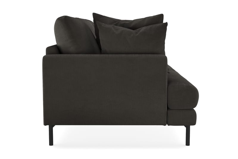 Menard 3-seters Manchestersofa - Mørk grå - Møbler - Sofaer - Sofa 3 seter