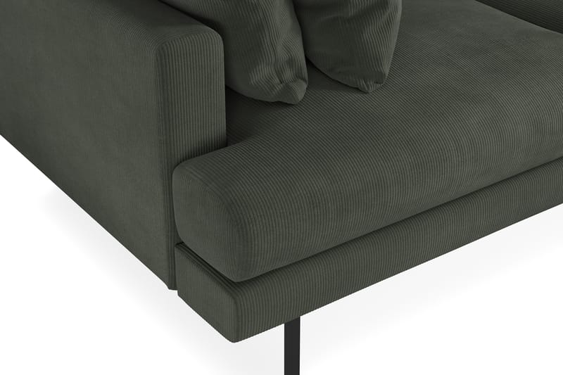 Menard 3-seters Manchestersofa - Mørk grønn - Møbler - Sofaer - Sofa 3 seter