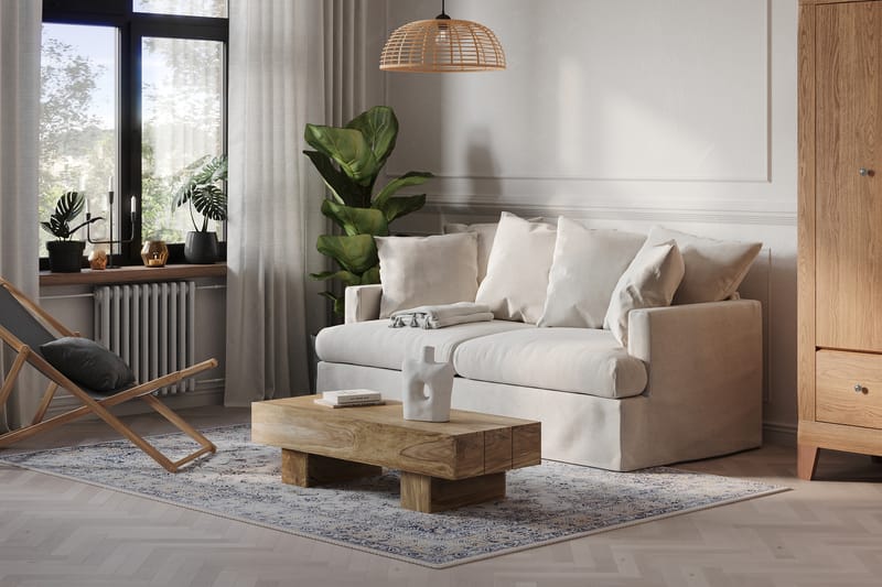 Menard 3-seters Stoffsofa - Beige - Møbler - Sofaer - Sofa 3 seter