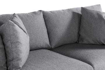 Menard 3-seters Stoffsofa - Grå - Møbler - Sofaer - Sofa 3 seter