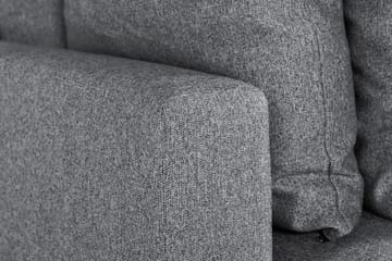Menard 3-seters Stoffsofa - Grå - Møbler - Sofaer - Sofa 3 seter