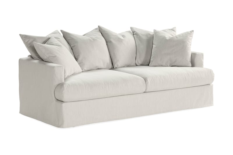 Menard 3-seters Stoffsofa - Lys grå - Møbler - Sofaer - Sofa 3 seter