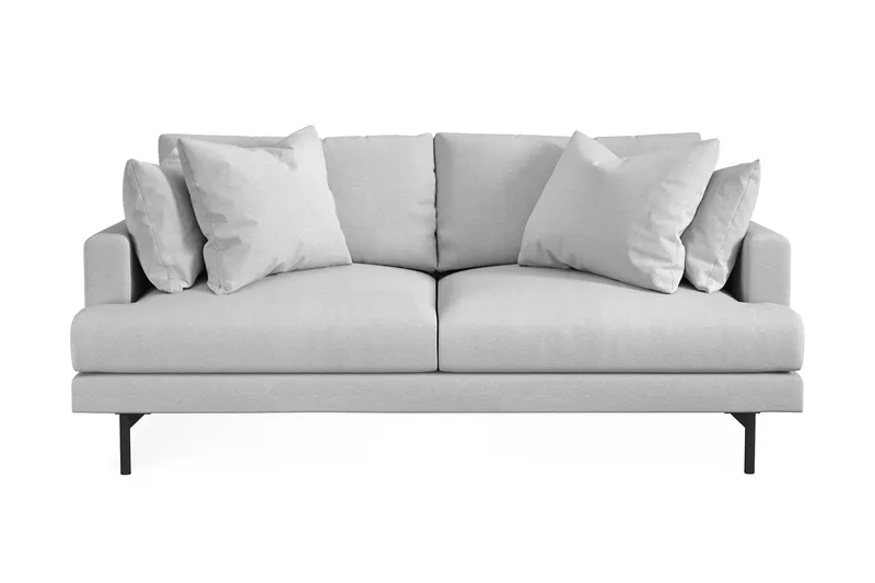 Menard 3-seters Stoffsofa - Lys grå - Møbler - Sofaer - Sofa 3 seter