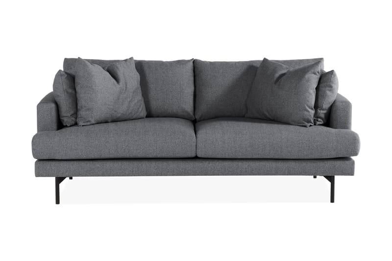 Menard 3-seters Stoffsofa - Mørk grå - Møbler - Sofaer - Sofa 3 seter