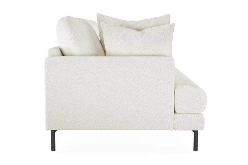 Menard Dyp 3-seters Sofa 205 cm bred - Hvit / Beige / Bouclé - Møbler - Sofaer - Sofa 3 seter