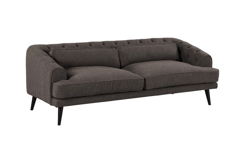 Meredith 3-seters Sofa - Grå - Sofa 3 seter