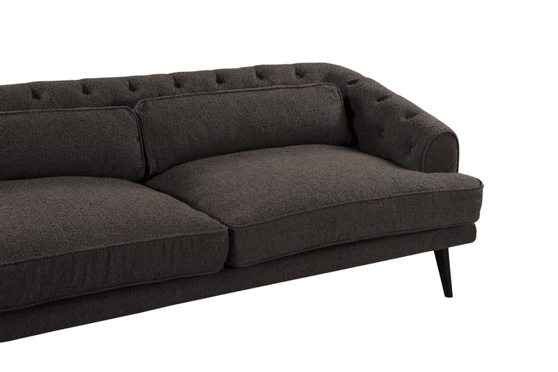 Meredith 3-seters Sofa - Grå - Møbler - Sofaer - Sofa 3 seter