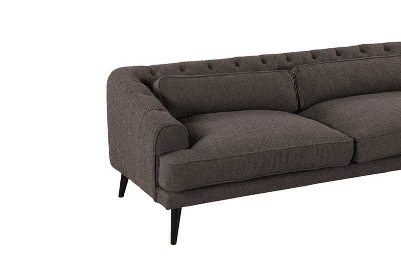 Meredith 3-seters Sofa - Grå - Møbler - Sofaer - Sofa 3 seter