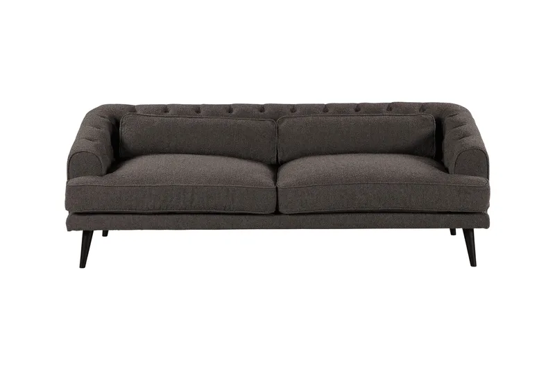 Meredith 3-seters Sofa - Grå - Møbler - Sofaer - Sofa 3 seter