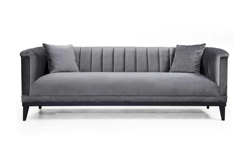 Mezonzo 3-seter Sofa, Grå