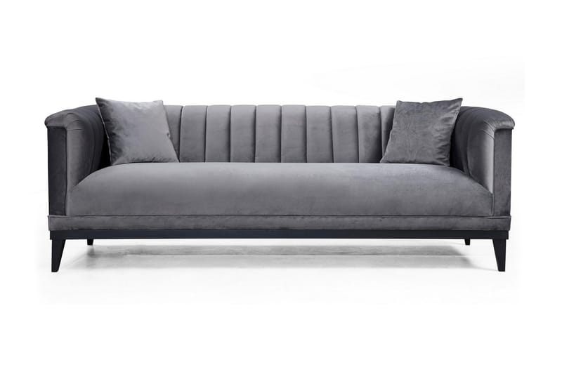 Mezonzo 3-seter Sofa, Grå