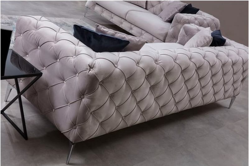 Mezonzo 3-seter Sofa - Lysegrå - Møbler - Sofaer - Sofa 3 seter