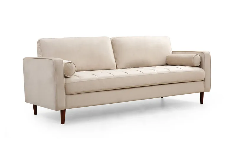 Mirrilnesh Sofa 3-seters - Beige - Møbler - Sofaer - Sofa 3 seter