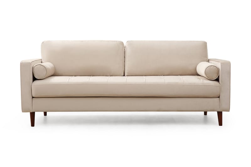 Mirrilnesh Sofa 3-seters - Beige - Møbler - Sofaer - Sofa 3 seter