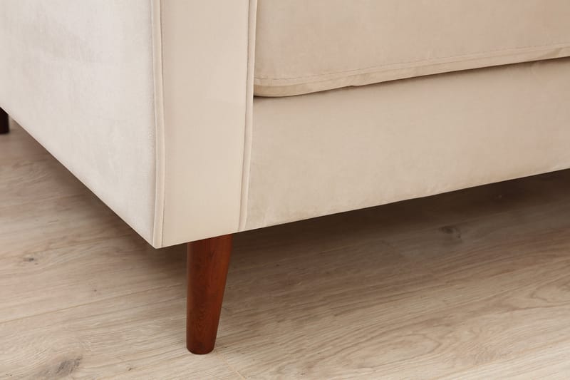 Mirrilnesh Sofa 3-seters - Beige - Møbler - Sofaer - Sofa 3 seter