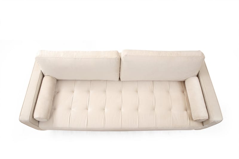 Mirrilnesh Sofa 3-seters - Beige - Møbler - Sofaer - Sofa 3 seter
