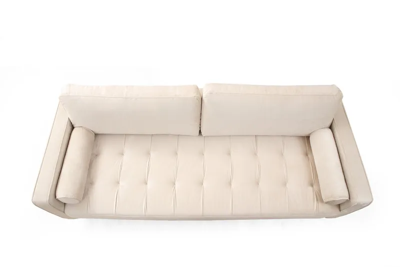 Mirrilnesh Sofa 3-seters - Beige - Møbler - Sofaer - Sofa 3 seter