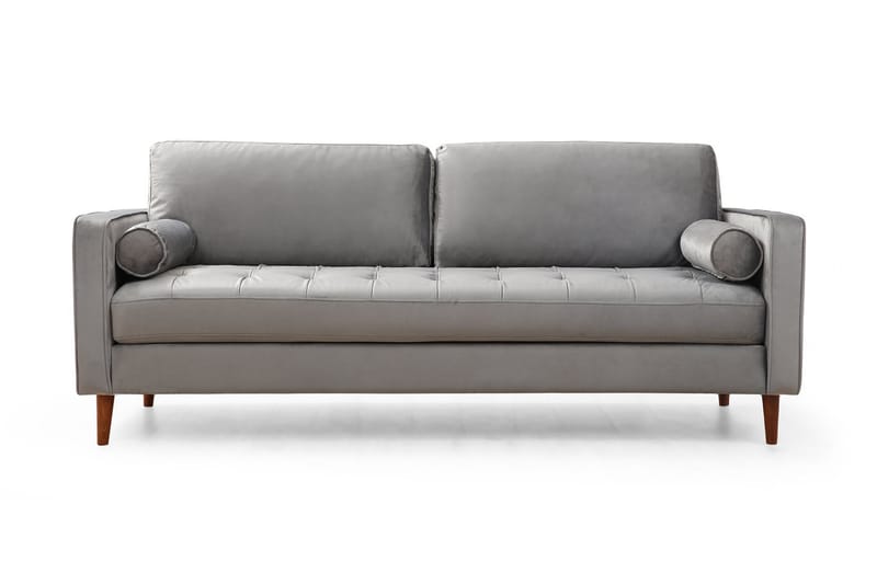 Mirrilnesh Sofa 3-seters - Lysegrå - Møbler - Sofaer - Sofa 3 seter
