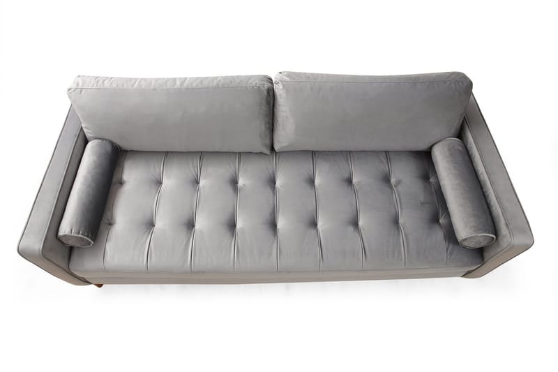 Mirrilnesh Sofa 3-seters - Lysegrå - Møbler - Sofaer - Sofa 3 seter