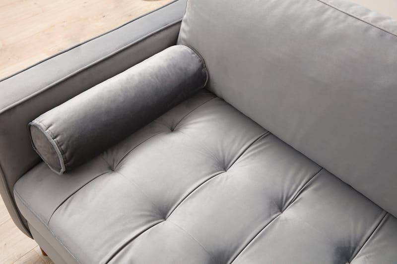 Mirrilnesh Sofa 3-seters - Lysegrå - Møbler - Sofaer - Sofa 3 seter