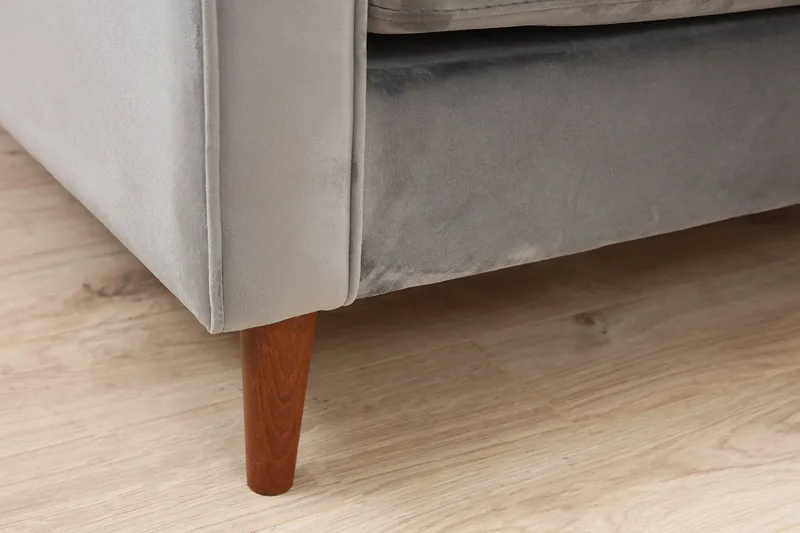 Mirrilnesh Sofa 3-seters - Lysegrå - Møbler - Sofaer - Sofa 3 seter