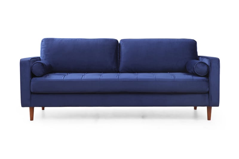 Mirrilnesh Sofa 3-seters - Marineblå - Møbler - Sofaer - Sofa 3 seter