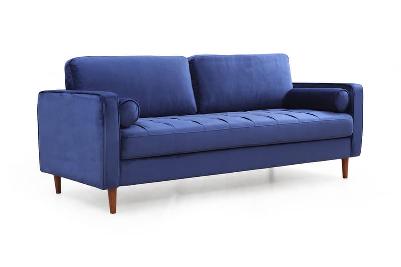 Mirrilnesh Sofa 3-seters - Marineblå - Møbler - Sofaer - Sofa 3 seter