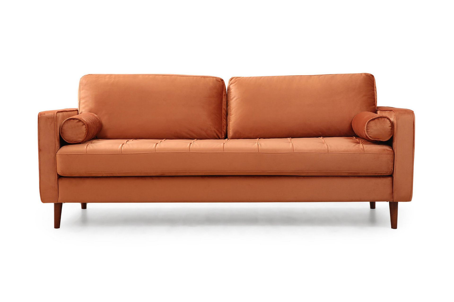 Mirrilnesh Sofa 3-seters - Oransje - Møbler - Sofaer - Sofa 3 seter