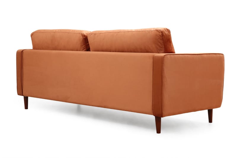 Mirrilnesh Sofa 3-seters - Oransje - Møbler - Sofaer - Sofa 3 seter