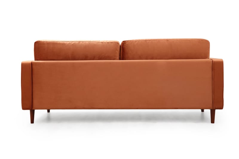Mirrilnesh Sofa 3-seters - Oransje - Møbler - Sofaer - Sofa 3 seter