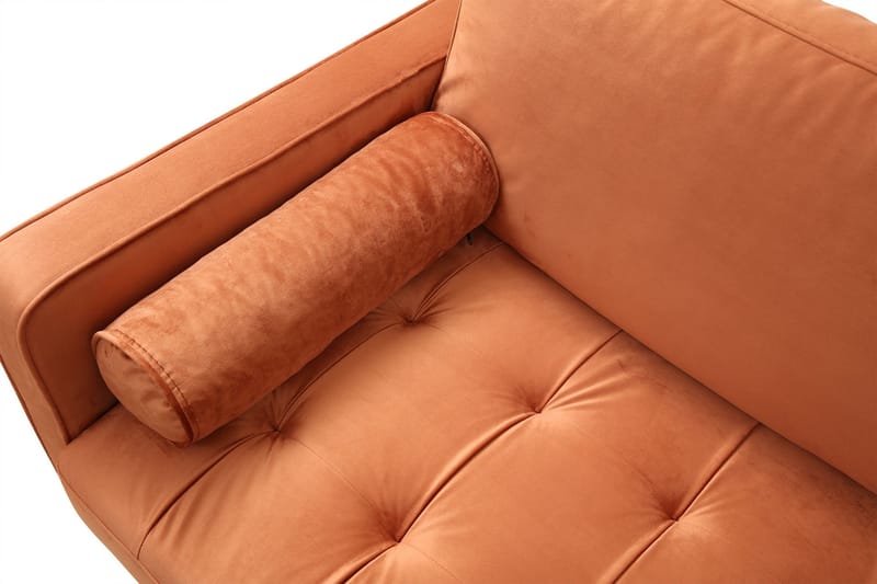 Mirrilnesh Sofa 3-seters - Oransje - Møbler - Sofaer - Sofa 3 seter