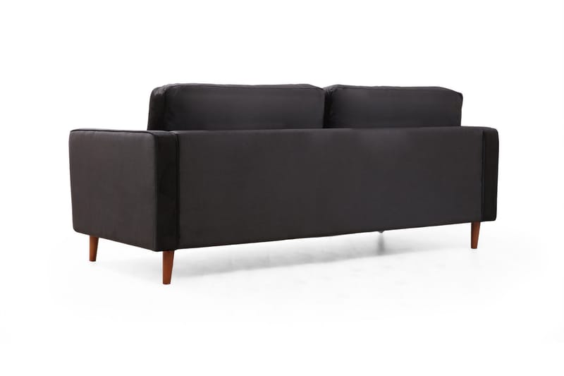 Mirrilnesh Sofa 3-seters - Svart - Møbler - Sofaer - Sofa 3 seter