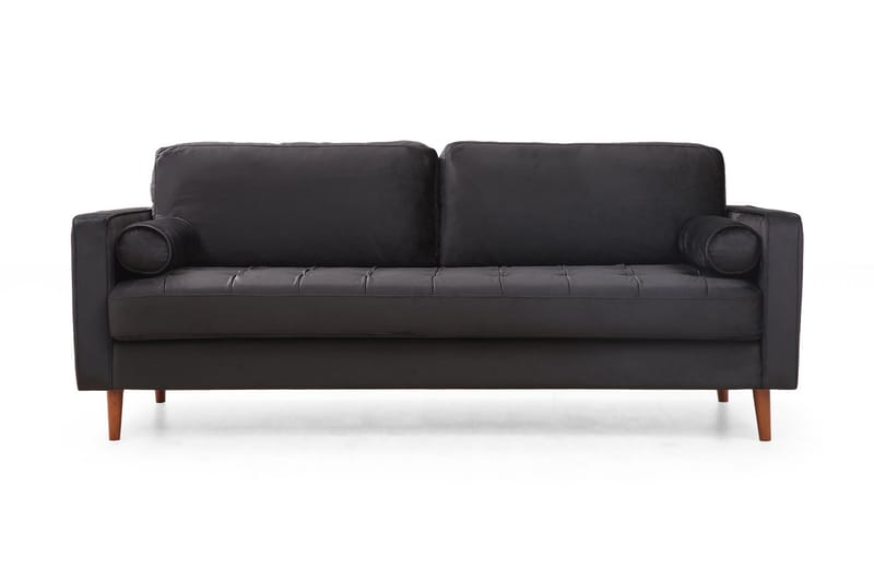 Mirrilnesh Sofa 3-seters - Svart - Møbler - Sofaer - Sofa 3 seter