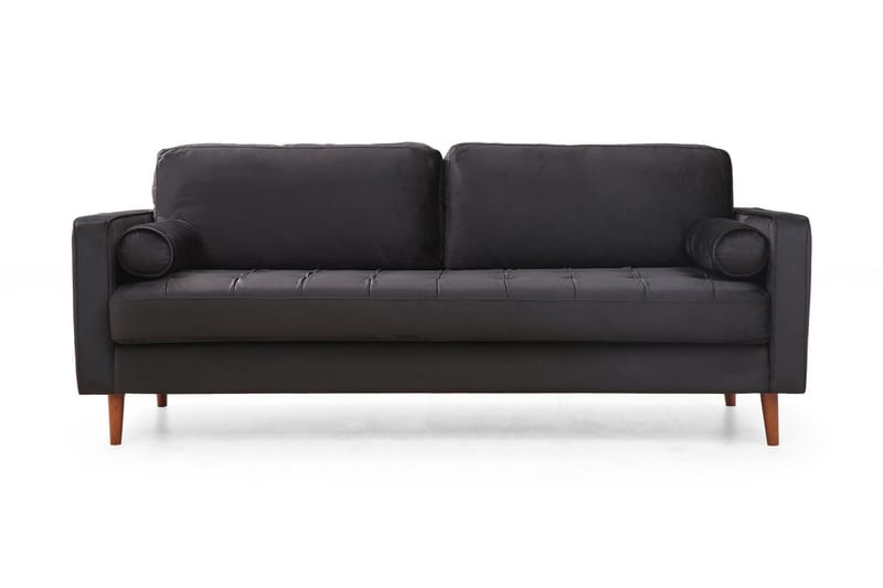 Mirrilnesh Sofa 3-seters - Svart - Sofa 3 seter